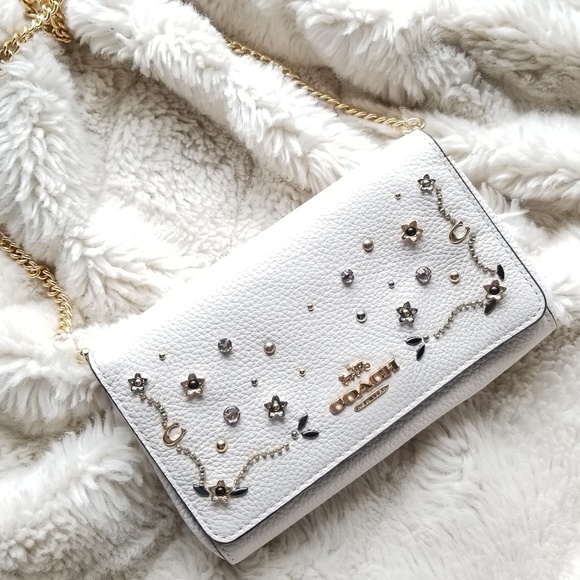 Coach Handbags - 🍒NWT🍒 COACH LEATHER CRYSTAL STARS CROSSBODY